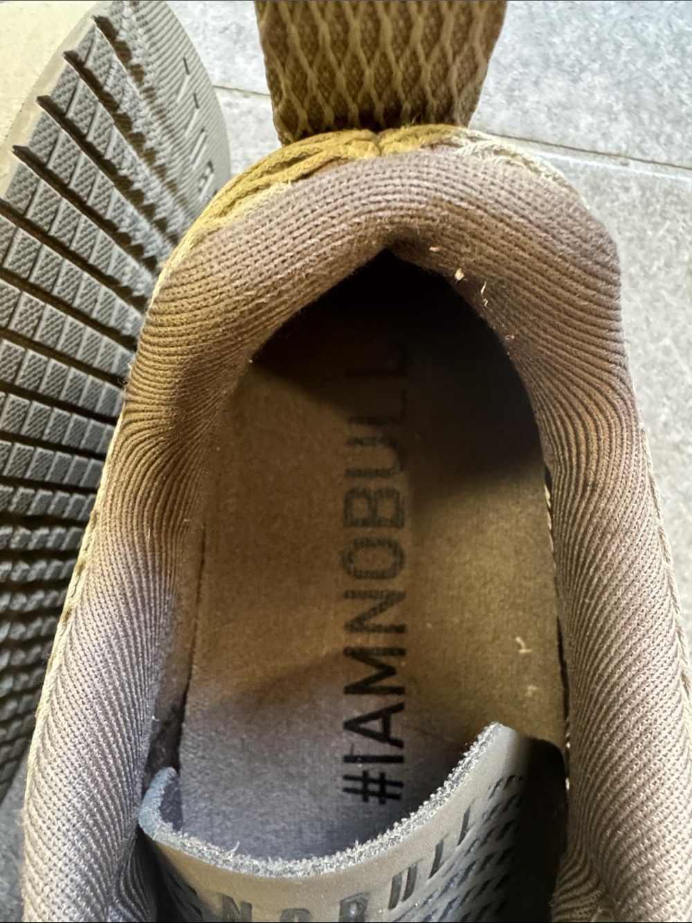 NOBULL Beige/Taupe Mesh Sneaker - Picture 4 of 5